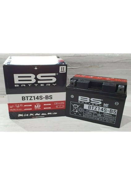 BTZ14S- 2000-2004 Honda Vt 750 Dc Black Widow Uyumlu Akü Sulu Akü modelleri