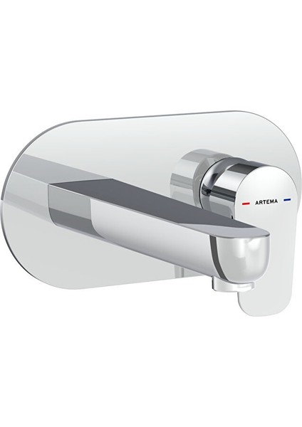 Artema Flow Soft A43175 Ankastre Lavabo Bataryası, Krom