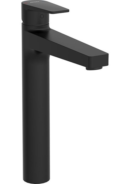 Flow Square A4293636 Lavabo Bataryası, Mat Siyah