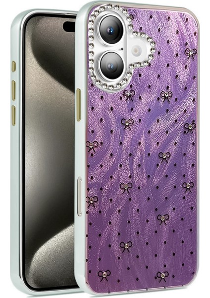 Msa-Shop Newface Iphone 16 Kılıf Blade Aynalı Desenli Kapak - Desen 2