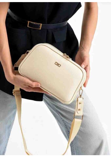 Eflanmoda Lnr Polo 5 Bölmeli Ayarlanabilir Çapraz Askılı Kadın Omuz Çantası