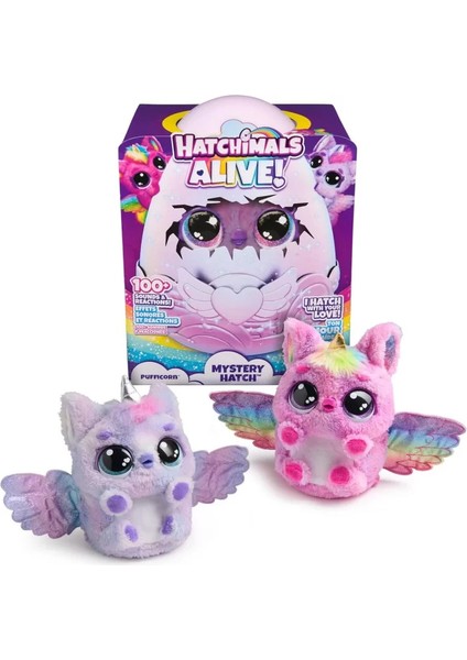 Hatchimals Alive Mystery Hatch 2 Karakterli Pufficorn