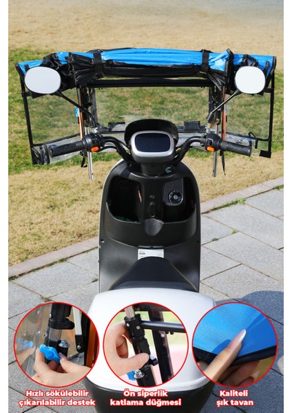 Motorsiklet Tentesi Siyah