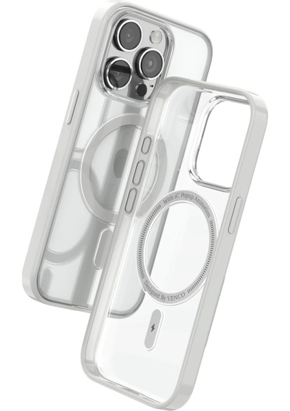 Msa-Shop Venco Apple Iphone 15 Pro Max Joly Magsafe Kapak - Beyaz fiyatları