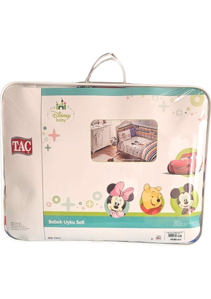 Disney Mickey Skecth Baby Tek Kişilik Ranforce Uyku Seti modelleri