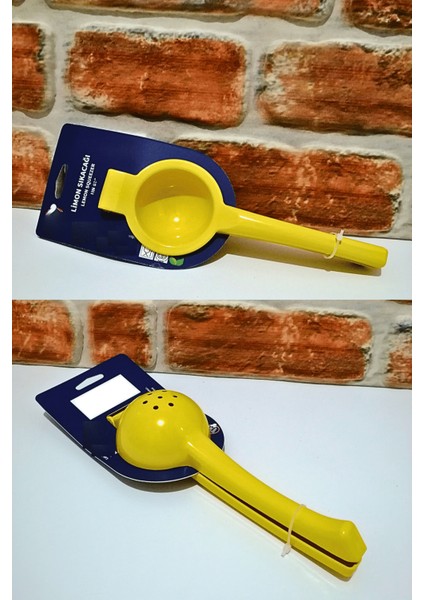 Alüminyum Döküm Limon Sıkacağı -Sarı Renk -(6 cm Hazne) fiyatları