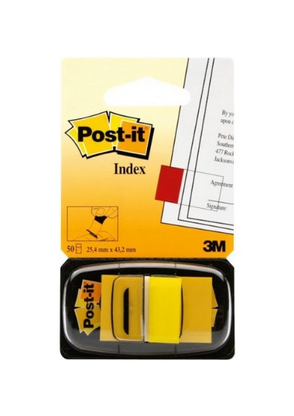 680-5 Indeks Işaret Bandı 50YP Sarı