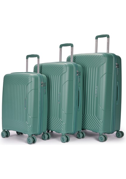 Trolley Valiz Yeşil Kabin Boy 14BNT8001-03-YŞL