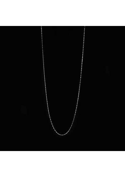 40 Mikron Figaro Gümüş Zincir fırsatları