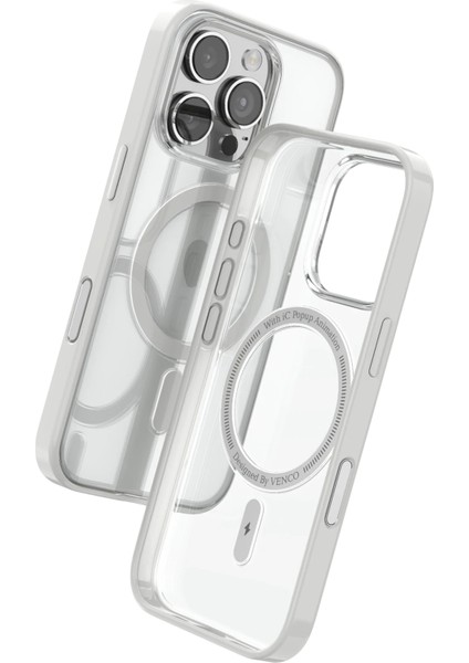 Msa-Shop Venco Apple Iphone 16 Pro Max Joly Magsafe Kapak - Beyaz fiyatları