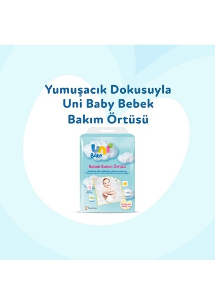 Uni Baby Bebek Bakım Örtüsü 60*60CM 10 Adet