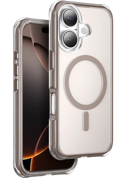 Msa-Shop Onegif Apple Iphone 16 Hulk Magsafe Kapak - Çöl Titanyum