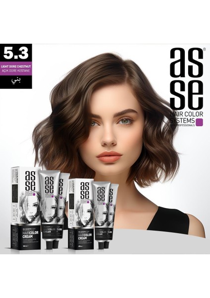 Tüp Boya 100ML. 5-3 Açık Dore Kestane