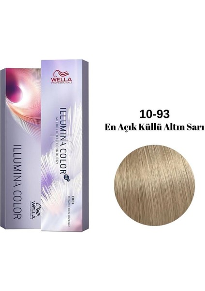 Illumina Tüp Boya 60ML. 10-93 E.a.küllü Altın Sarı