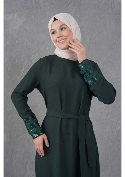 Manşeti Aksesuarlı Günlük Elbise fırsatları