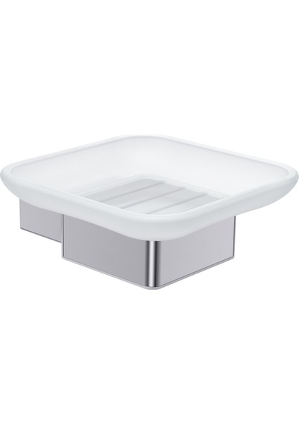 Averta Sabunluk 127106 Buzlu Cam Krom
