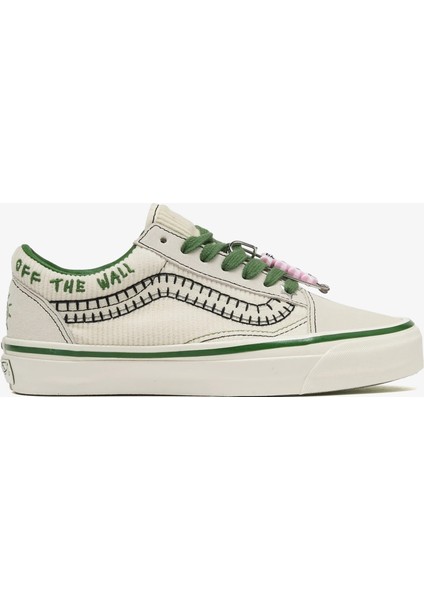 Lx Old Skool Charms Kadın Beyaz Spor Ayakkabı.-