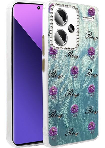 Msa-Shop Newface Xiaomi Redmi Note 13 Pro Plus Kılıf Blade Aynalı Desenli Kapak - Desen 9