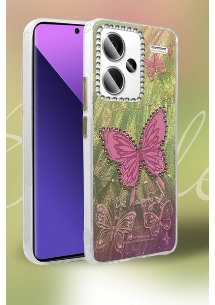 Msa-Shop Newface Xiaomi Redmi Note 13 Pro Plus Kılıf Blade Aynalı Desenli Kapak - Desen 8 fiyatları