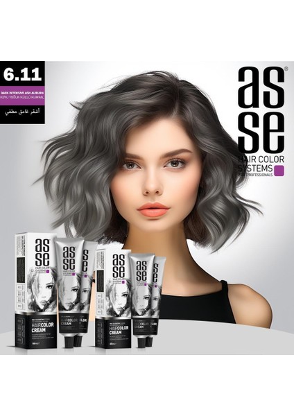 Tüp Boya 60ML. 6-11 Koyu Yoğun Küllü Kumral