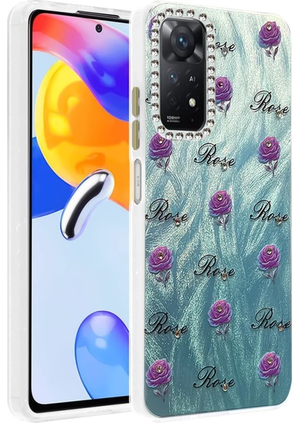 Msa-Shop Newface Xiaomi Redmi Note 12 Pro 4g Kılıf Blade Aynalı Desenli Kapak - Desen 9