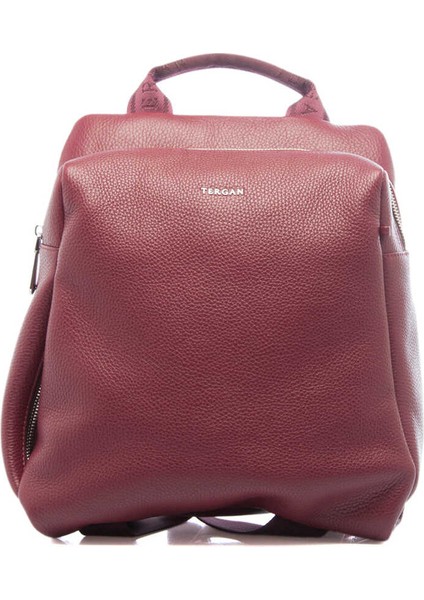 Bordo Hakiki Deri Kadın Sırt Çantası - S1SR00079384-M71 fiyatları
