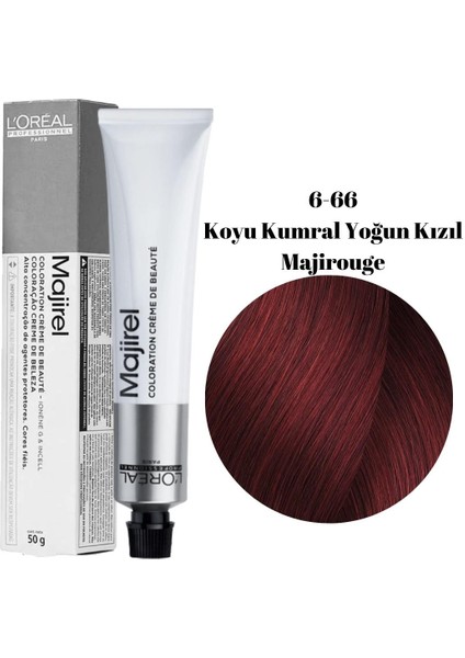 Majirel Tüp Boya 50ML. 6-66 K.k.y.kızıl Majirouge