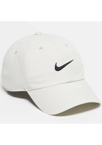 Club Kids Cap White Çocuk Nakış Swoosh Şapka Beyaz