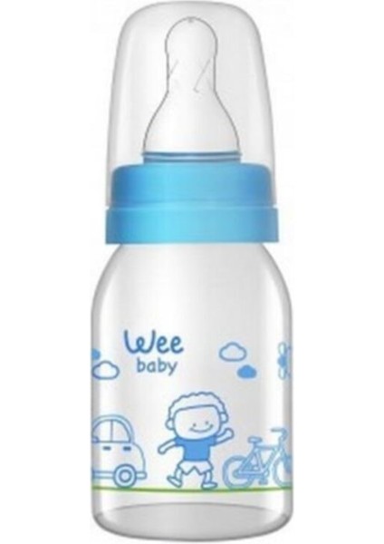 Cam Biberon 125ML Mavi, Sağlıklı ve Güvenli Bebek Beslenmesi Için Ideal Seçenek