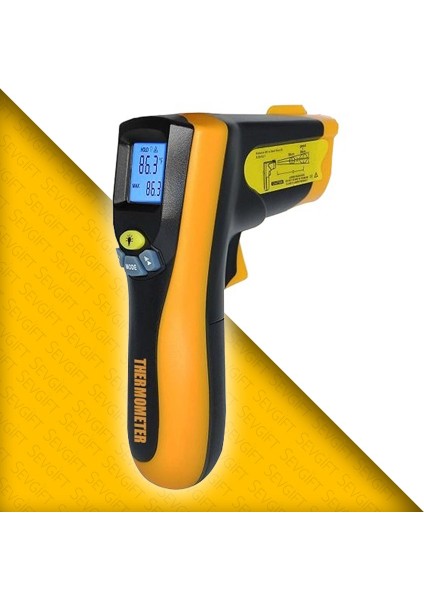 Lazer Termometre, Kızılötesi Sıcaklık Ölçer 380°C