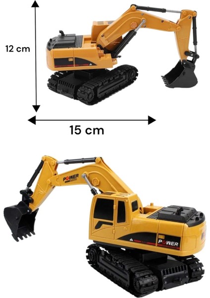 Uzaktan Kumandalı Şarjlı Işıklı Kepçe Ekskavatör modelleri