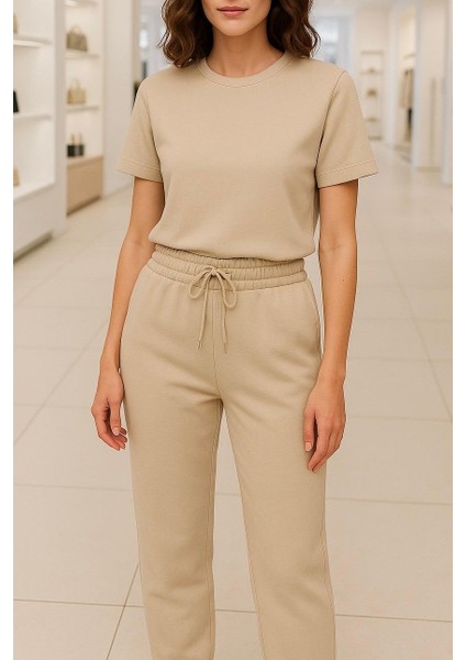 Yumuşak ve Esnek Dokulu Modal Dubleface Kumaş Kısa Kollu Bisiklet Yaka Alt-Üst Takım modelleri