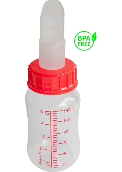 Kırmızı Renkli Bebek Kaşığı ve Biberon Uygun Set modelleri