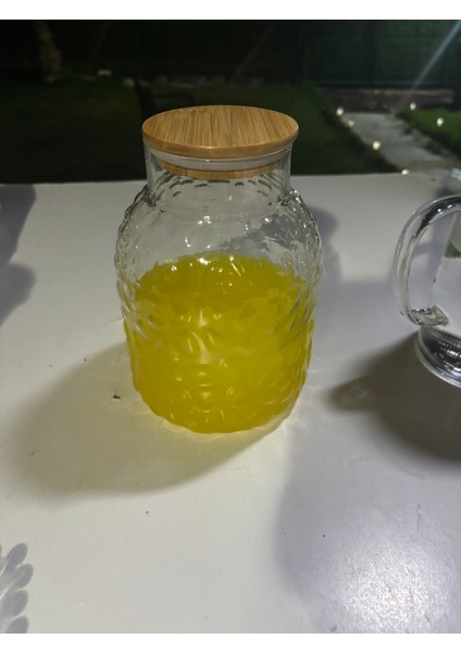 Kulpsuz Bambu Kapaklı 1800ML Sürahi