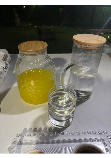 Kulpsuz Bambu Kapaklı 1800ML Sürahi modelleri