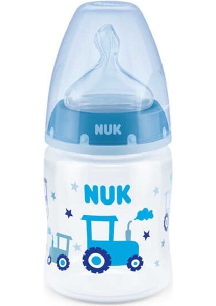 Sıcaklık Göstergeli 150 ml Mavi Plastik Biberon, Güvenli ve Kullanışlı Tasarım