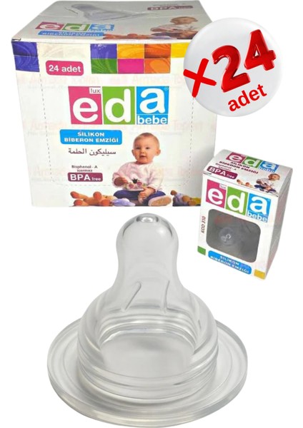 Yumuşak Silikon Biberon Başlığı, 24 Adet, Bebeğiniz Için Güvenli ve Konforlu Kullanım