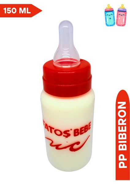 Kırmızı Silikon Uçlu Plastik Biberon 150 Ml, Sağlıklı ve Güvenli Kullanım fiyatları