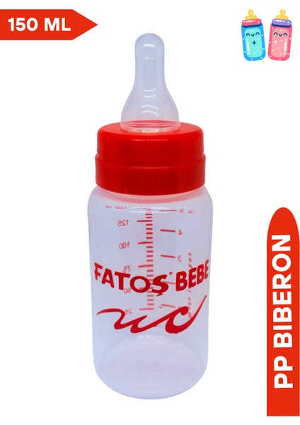 Kırmızı Silikon Uçlu Plastik Biberon 150 Ml, Sağlıklı ve Güvenli Kullanım modelleri