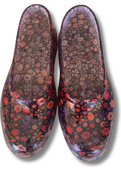 Zenne Çiçekli Bahçe ve Tarım Kadın Ayakkabısı 36-40 Turuncu fiyatları