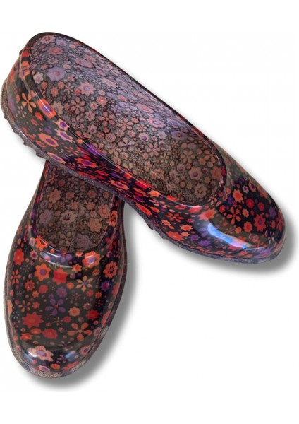 Zenne Çiçekli Bahçe ve Tarım Kadın Ayakkabısı 36-40 Turuncu fırsatları