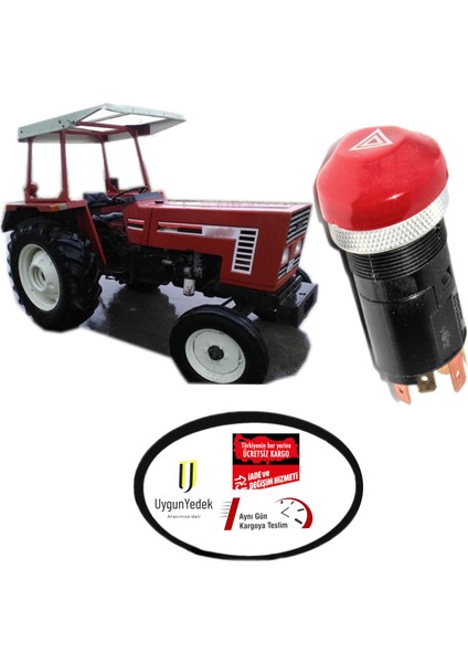 Fiat Traktör 55 / 46 Dörtlü Flaşör Anahtarı fiyatları