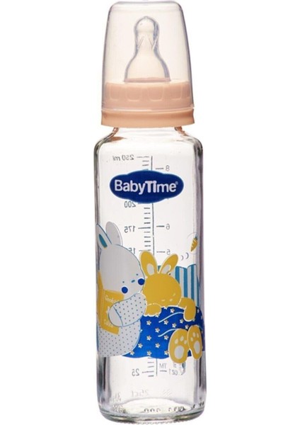 Cam Biberon 250 ml Pembe, Sağlıklı ve Güvenli Bebek Beslenmesi Için fiyatları