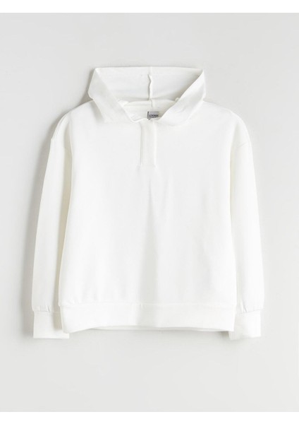 Kapüşonlu Kız Çocuk Sweatshirt (W5)