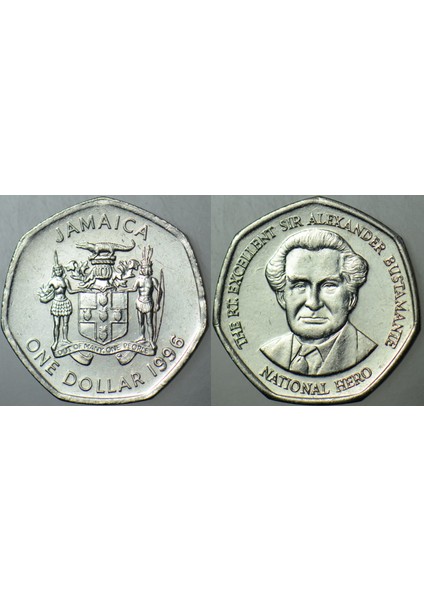 Jamaika 1 Dolar 1996.