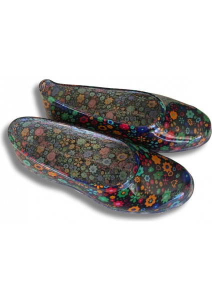 Zenne Çiçekli Bahçe ve Tarım Kadın Ayakkabısı 36-40 Yeşil modelleri