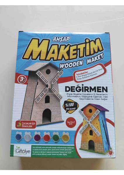 Ahşap Maketim Değirmen-Msarty