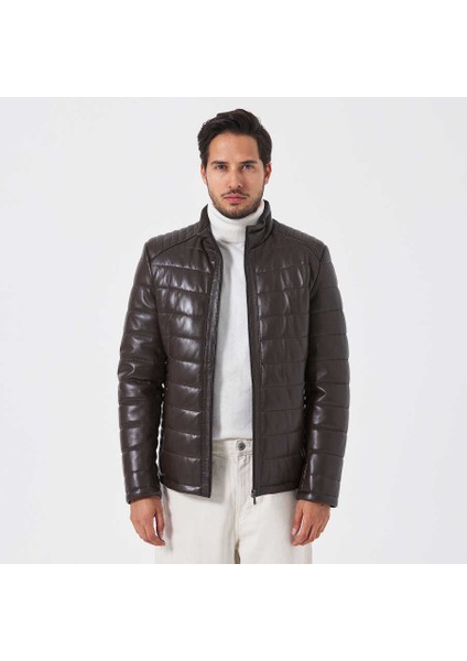 Kahve Hakiki Deri Erkek Hakiki Deri Mont - E23KDM310514-Q3V fiyatları