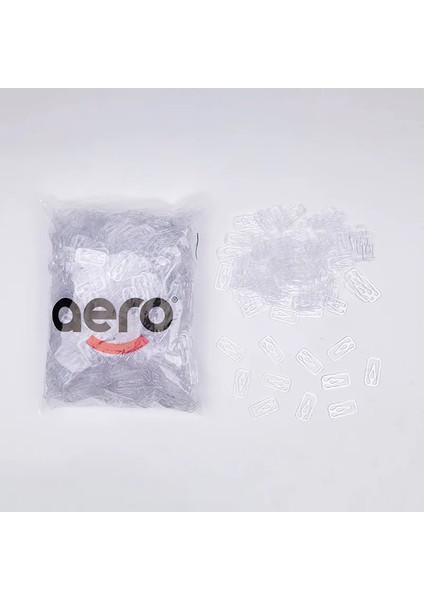 Dilara Klips 34 mm Şeffaf (1.000 Adet)