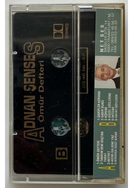 Adnan Şenses Ömür Defteri Kaset (Orijnal Dönem Baskı Kaset) fiyatları